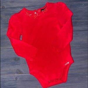 The Children’s Place onesie with velvet bows